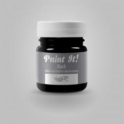 Paint It! by Rainbow Dust Edible Food Paint (25ml) - Black