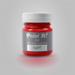 Paint It! by Rainbow Dust Edible Food Paint (25ml) - Red