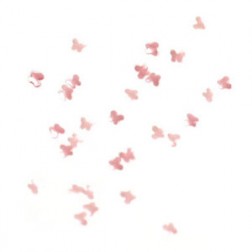 Pink Butterfly Glitter Shapes