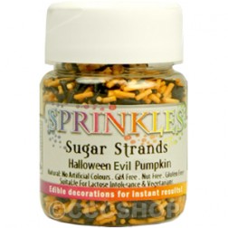 Halloween Evil Pumpkin Sugar Strands