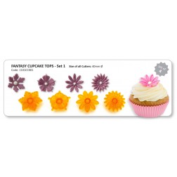 Jem Fantasy Cupcake Tops Set of 4 - Set 1 