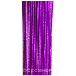 50 Metallic Purple Florist Wires - 26 Gauge