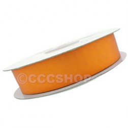 15mm Orange Double Sided Satin Ribbon 
