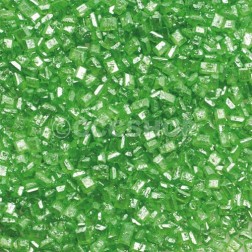Pearlescent Green Sparkling Sugar Crystals