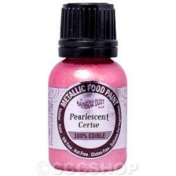 Metallic Food Paint - Pearlescent Cerise by Rainbow Dust 