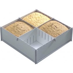 Silverwood Deep Multisize Foldaway Square Cake Tin 12"