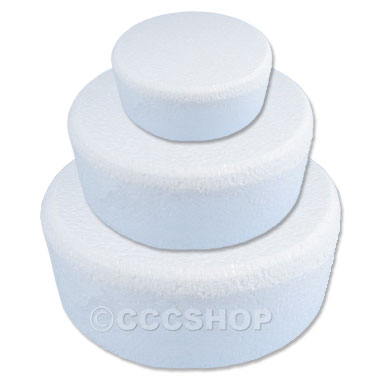 Round Cake Dummies - Chamfered Edge