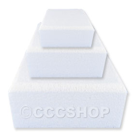 Square Cake Dummies - Chamfered Edge