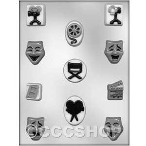 Music and Theatre Chocolate Moulds 