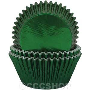 Green Foil Cupcake Cases Deep-CC-EG650-30