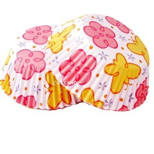 Butterfly and Flower Muffin Cake Cases