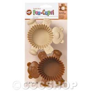 Teddy Bear Silicone Cupcake Case - Wilton Fun-Cups!