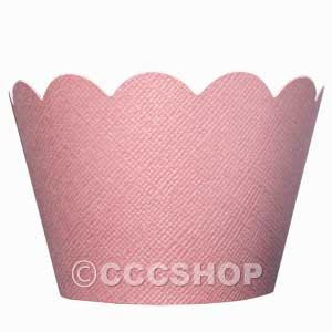 Shimmer Sweet Pink Cupcake Wrappers