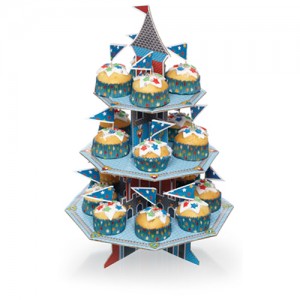 Medieval Castle Cupcake Stand Kit-T-MAB3TCS-30