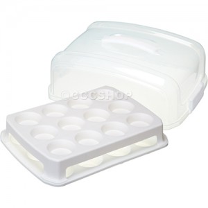 2 Tier Cupcake Carrier Caddy