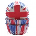 Union Jack Fairy Cake Cases