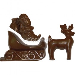 3D Sleigh Chocolate Mould