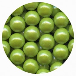 Pearl Lime Green Candy Coated Chocolate 10mm
