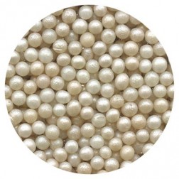 Pearlised Sugar Pearls Oyster 4mm