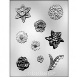 Assorted Flower Chocolate Mould