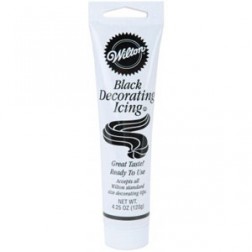 Black Wilton Decorating Icing