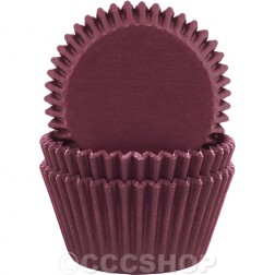 360 Burgundy Cupcake Cases Deep 