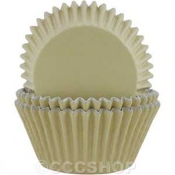 Champagne Foil Cupcake Cases - Deep