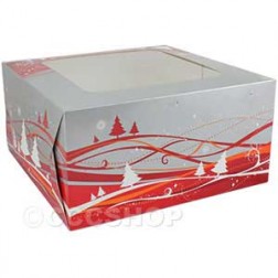 Christmas Cake Box 6''