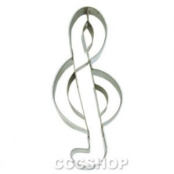 Clef Stainless Steel Cookie Cutter