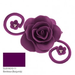 Flower Paste Bordeaux - Burgundy