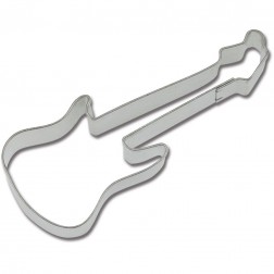 Electric Guitar Cookie Cutter 