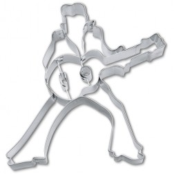 Guitarist Stainless Steel Cookie Cutter