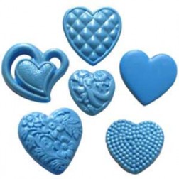 Heart Set Silicone Mould