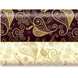 Chocolate Transfer Sheet - Swirling Hearts