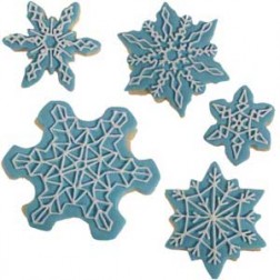 Snowflake Cookie Cutter Texture Set