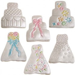 Mini Wedding Cookie Cutter Texture Set