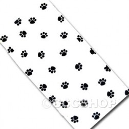 Paw Print Cellophane Food Bags - 10