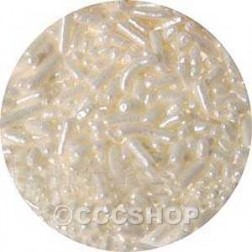 Pearlised White Sugar Strand Sprinkles