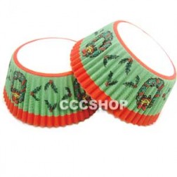 Christmas Wreath Muffin Cake Cases