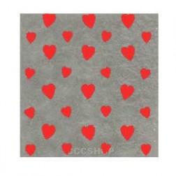 Red Heart Silver Foil Wrappers 10cm
