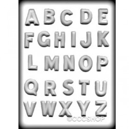 Large Alphabet Chocolate Candy and Cookie Mould
