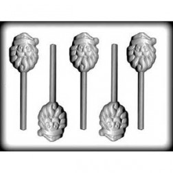 Santa Face Lollipop - Chocolate, Candy and Cookie Mould