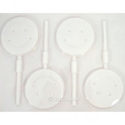 Smiley Face Lollipop Chocolate Candy and Cookie Mould