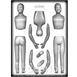 Male - Man Body Chocolate Mould