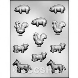 Farm Animals Chocolate Mould