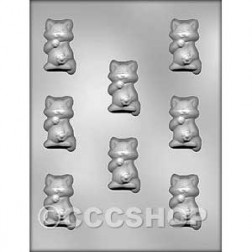 Kitten and Flower Chocolate Mould