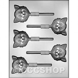 Cat Face Lollipop Mould