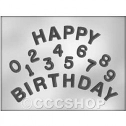 Happy Birthday and Number Mould