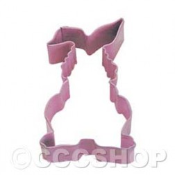 Pink Floppy Eared Bunny Cookie Cutter