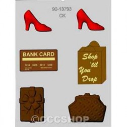 Lets Go Shopping Chocolate Mould